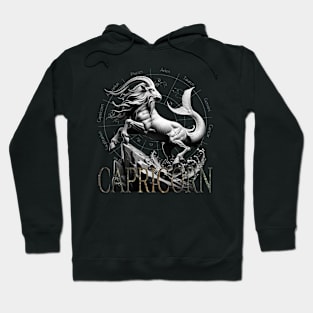 Majestic Capricorn Zodiac & Earth Element Hoodie